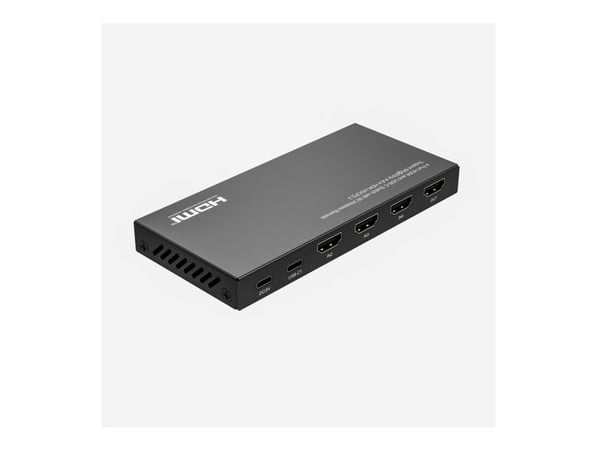 MicroConnect - Switch - 8K60Hz, HDCP 2.3, with remote control - 3 x HDMI + 1 x USB-C - stasjonær