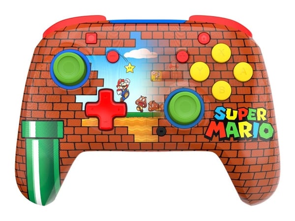Turtle Beach Rematch - Håndkonsoll - trådløs - Mario murstein - for Nintendo Switch, Nintendo Switch 2, Nintendo Switch Lite, Nintendo Switch OLED