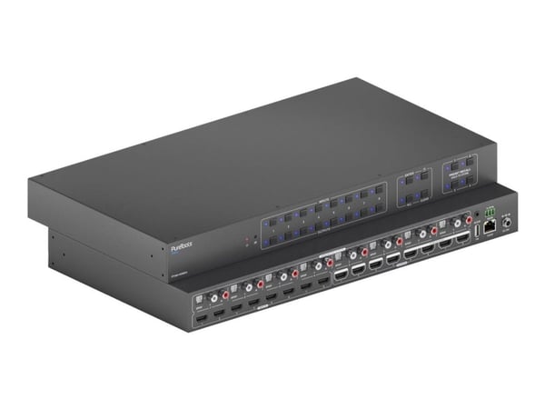 PureLink PT-MA-HD88DA, Skaalautuva matriisikytkin, 3840 x 2160 pikseliä, 18 Gbit/s, TOSLINK, Linkki, Käyttö, Teho, USB A-tyyppi