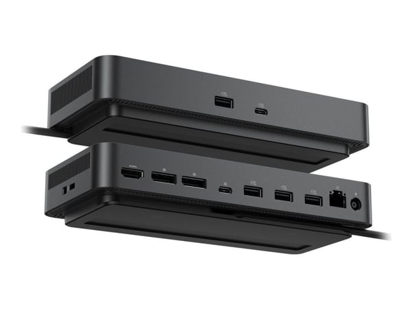 Dell Pro Dock WD25 - Dokkingstasjon - USB-C - HDMI, 2 x DP, USB-C - 1GbE, 2.5GbE - 130 watt - BTO - med 3 års Basic Hardware Service med Advanced E...