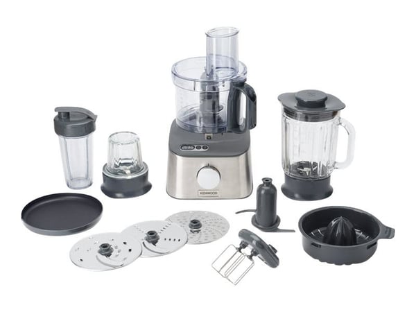 Kenwood Multipro Compact FDM316SS - Kjøkkenmaskin - 2.1 kopp - 800 W - brushed metal/gray