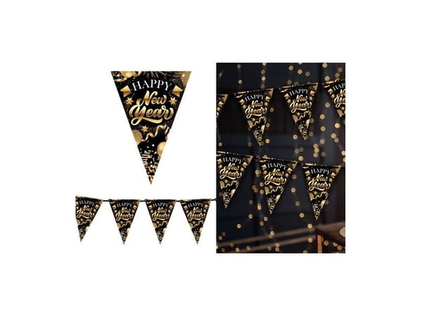 Happy New Year vimpelgirlang, 3 m