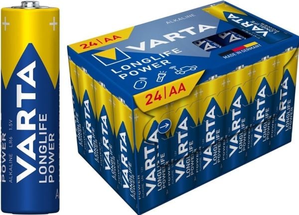 Varta Longlife, Engangsbatteri, AA, Alkalinsk, 1,5 V, 12 stykker, 50,5 mm