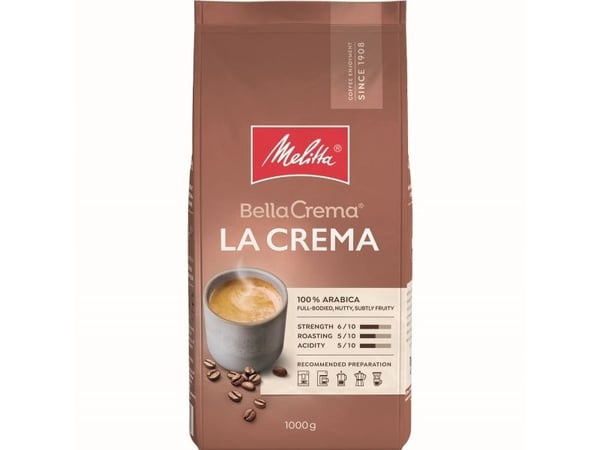 Melitta 8508, 1 kg, Caffe crema, Paahtamaton
