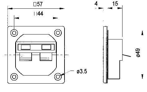 Visaton LS terminal PT 57 NG 1 st