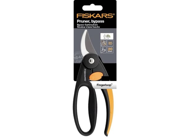Fiskars 111440, Bypass, Svart, 201 mm, 150 g, 1 styck