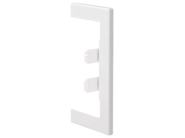 Hager vägganslutningspanel BR65130W9016 stål BR/A/S 68x130 OT80mm trafikvit 1 (BR65130W9016)