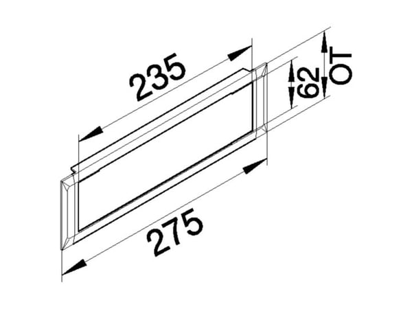 Hager G35239016 Bländare vit 1 st