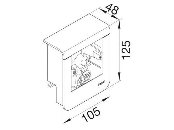 Laitteen tuki SL200559019016 20x55mm vw (SL200559019016)