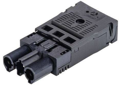 GST18 COMPACT CONNECTOR LIGHT CONNECTOR 1 STK FJÆRKLEMPEPLUGG 16A 250V SORT