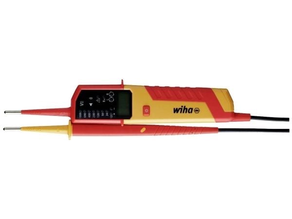 Spennings- og kontinuitetstester Wiha 12-1000 V AC / egnet for PV & eMobility CAT IV