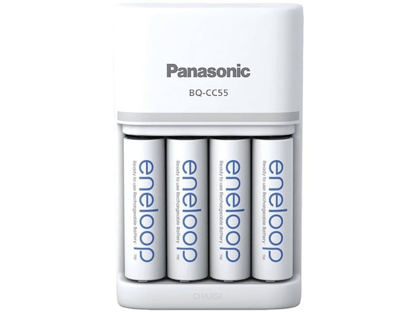 Panasonic eneloop Smart & Quick BQ-CC55 - 1,5 - 3 t batterilader - (for 4xAA/AAA)