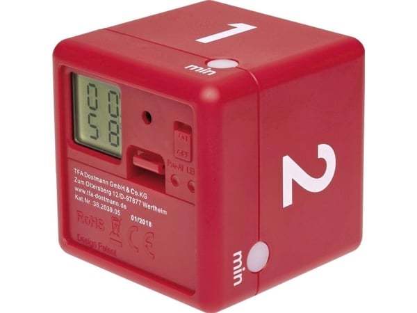 Sport Thieme Timer Cube Timer Rød digital