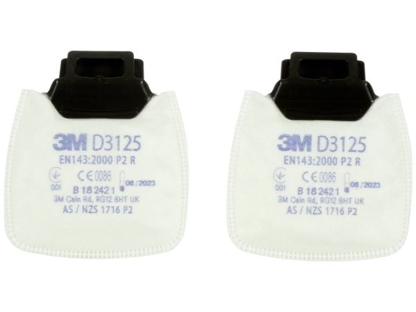 3M D9035 Maskefilter till åndedrætsskydd 2 stk