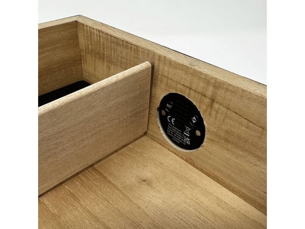 TFA Dostmann Humidore Termo-/hygrometer Sølv