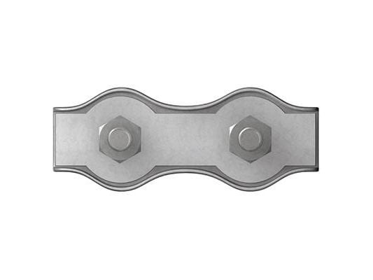 dörner + helmer 4814444 Wireklemme 2 mm Stål Galvaniseret 20 stk