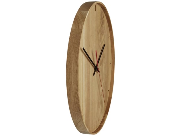 TFA Dostmann 60.3070.01 Kvartsi seinäkello 350 mm x 40 mm Tammi Aito puu