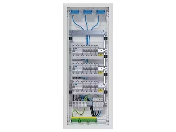 Hager liten fördelningscentral VH60BV1 Volta HWF 5x12PLE 3x RCD-kretsar (VH60BV1)