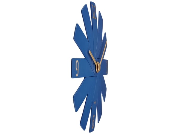 TFA Dostmann 60.3020.06 Kvartsi seinäkello 400 mm x 37 mm x 400 mm Sininen, keskiyönsininen Hiipivä liike (hiljainen) (60.3020.06)