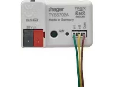 Hager HAG TYBS702A Binääritulo 2-jakkinen, uppoasennus, KNX (TYBS702A)