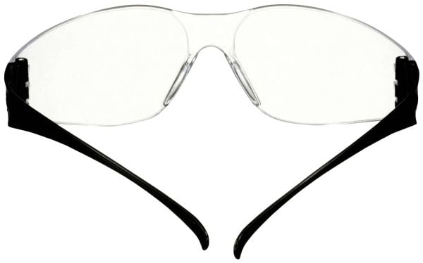 3M SecureFit 100 suojalasit SF101AF-BLK-EU mustat kalterit kirkas linssi 5 kpl