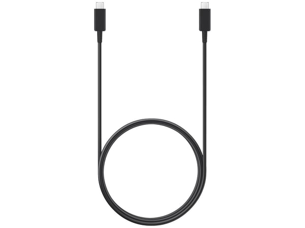 Samsung mobiltelefonkabel [1x USB-C®-plugg - 1x USB-C®-plugg] 1,8 m USB-C® med hurtigladefunksjon (EP-DX510JBEGEU-B)