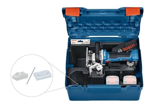 Batteridrevet lamellfres GFF 18V-22 Professional Solo, 18 volt (blå/svart, uten batteri og lader, i L-BOXX) - SOLO