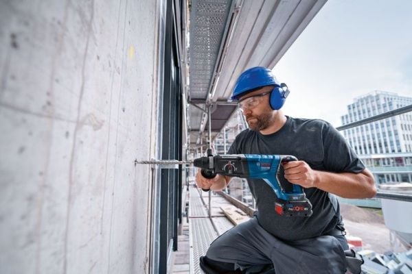 Bosch GBH 18V-28 D Professional, SDS Plus, Svart, Blå, Børsteløs motor, 1,6 cm, 950 RPM, 3,4 J - SOLO