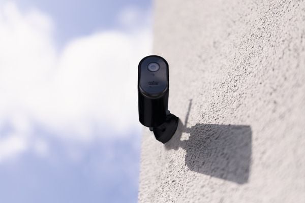 ABUS PPIC54520B, IP-sikkerhetskamera, Utendørs, Ledning & Trådløs, Vegg, Sort, Kuppel