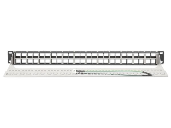 Intellinet 721028, Ramme som klikker på plass, Svart, -10 - 60 °C, -40 - 70 °C, 10 - 90%, 482,6 mm