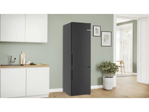 Bosch KGN39VXAU, 363 l, Ikke-frost (kjøleskap), SN-T, 10 kg/24t, A, Svart
