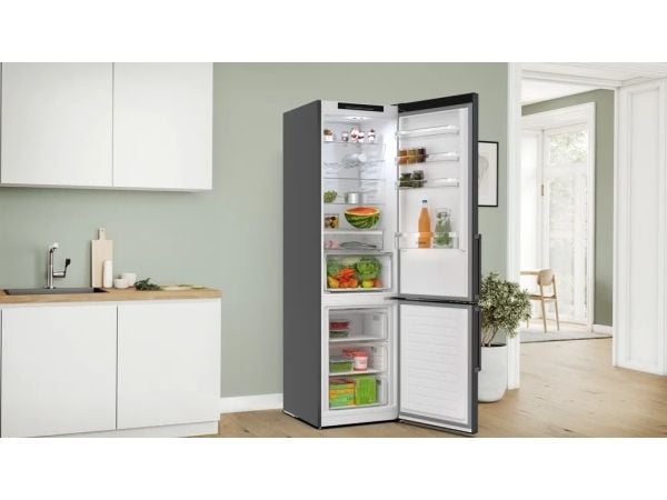 Bosch KGN39VXAU, 363 l, Ikke-frost (kjøleskap), SN-T, 10 kg/24t, A, Svart