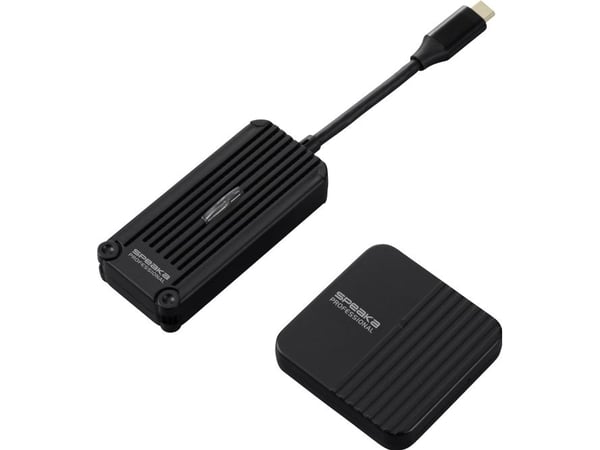 SpeaKa Professional SP-TR-300 Langaton Full HD-esitysjärjestelmä USB-C® (DP Alt Mode) HDMI® 30 m 5 GHz 1920 x 1080 pikseliä Turvallinen langaton lä...