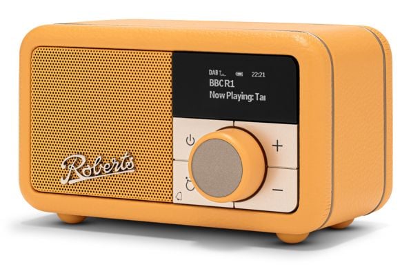 Roberts Radio "Revival Petite 2" saulės geltona Roberts Radio "Revival Petite 2" saulės geltona