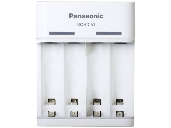 Panasonic eneloop BQ-CC61 - 10 t batterilader - (for 4xAA, 4xAAA)