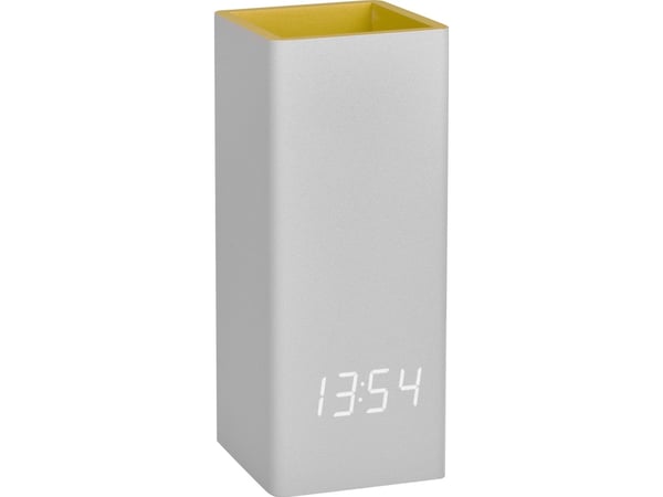TFA 60.2041.15 Kvartsipöytäkello harmaankeltainen (60.2041.15)