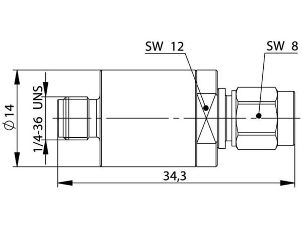 Telegärtner J01156A0041 J01156A0041 Vaimennuskaapeli 1 kpl