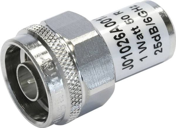 Telegärtner J01026A0012, N-pääte, Krom, Hanstik, Lige, 50 ohm (O), 2,08 cm
