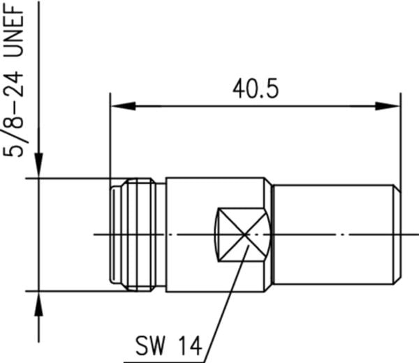 Telegärtner 100024166 100024166 Päättymisvastus 1 kpl