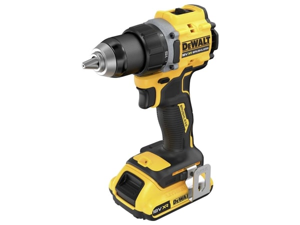 DEWALT DCD794D2T-QW DCD794D2T-QW Akkuporakone 18 V 2 Ah Litium sis. ylimääräinen akku, sis. laturi, matkalaukku