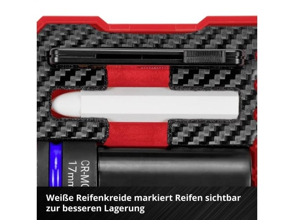 Einhell bits- och hylssats för slagskruvdragare 1/2 109273