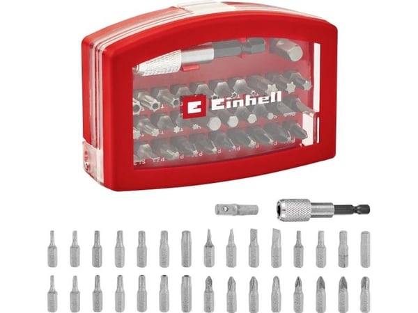 Einhell BELT CLIP 118495 Kärkisarja 32 kpl TORX, PZ, PH, Notched, Tamper Torx sis. kärkipidikkeen