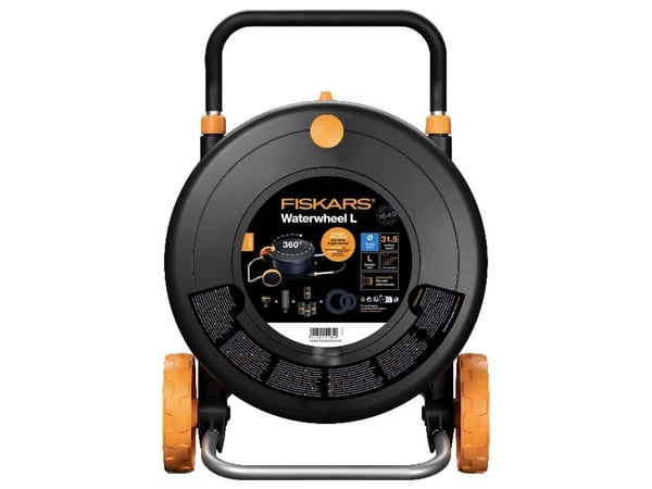 Fiskars Sodo ritė på 30 m žarna Waterwheel L