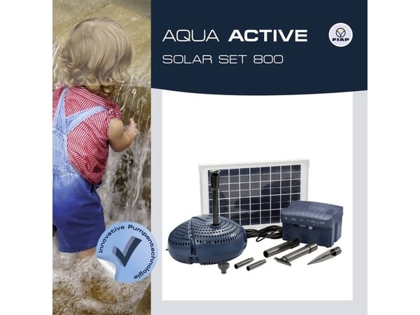 FIAP Aqua Active Solar SET 800 2762 Solpumpset med batterilager 800 l/h