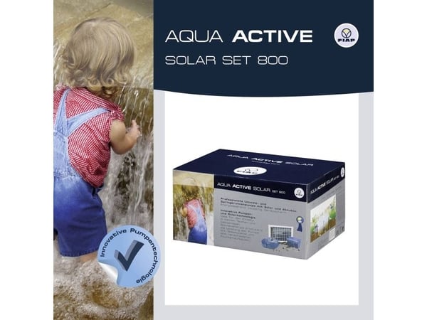FIAP Aqua Active Solar SET 800 2762 Solpumpset med batterilager 800 l/h