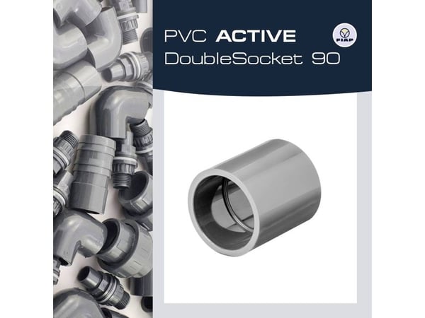 FIAP 2509 PVC dubbelt uttag (Ø) 90 mm 1 st