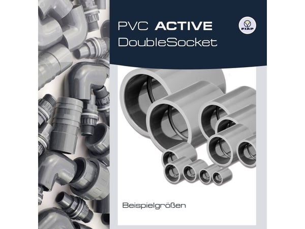 FIAP 2509 PVC dubbelt uttag (Ø) 90 mm 1 st
