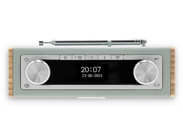 Roberts Radio Rambler Uno, Bærbar, Analog og digital, DAB, DAB+, FM, 3,5 mm, Blå, Grønn, Rotasjon