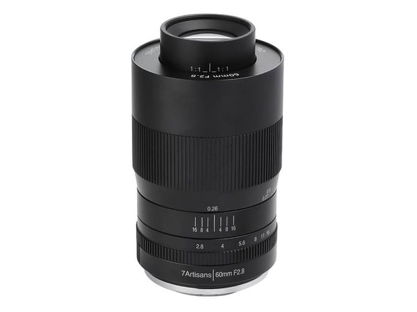 7Artisans 60mm f/2.8 APS-C, Makro, 8/7, Canon RF