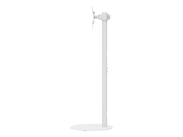 Multibrackets M Pro Series - Stativ - enkeltpol - for digital signage display / tablet - floorbase 2 - stål - hvit - skjermstørrelse: 7"-32" - plas...